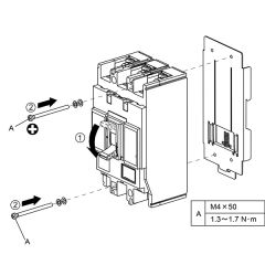 Adaptateur rail DIN pour TB2 S125, S250 et S/H/L 250