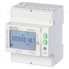 UEC80-D-02 | Compteur numérique de montage pour rail DIN 3-phases LCD