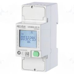 UEM80-2DR-02 | Compteur numérique de montage pour rail DIN 1-phase LCD