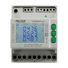 UPM209 6A_85 265VAC - Multifunctionele driefasige meter 4 DIN-modules