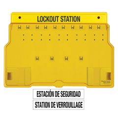 Station de consignation vide pr 10 cadenas et accessoires