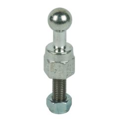 Boule de MALT droite Ø25mm avec boulon fileté M12 25mm et écrou autobloquant