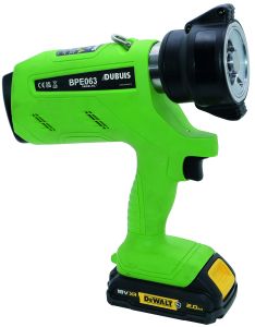 BPE063 MULTITOOL, mini accupistool + kunststof koffer + Li-Ion 18,0V 2,0Ah batterij + 220V EU-oplader