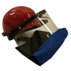 Arc Flash gezichtsbescherming met schort Indura® Ultra Soft®