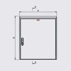 Armoire hors sol  4 départs - int
