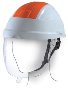 Veiligheidshelm E-Shark met gezichtsscherm en toebehoren