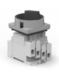 Interrupteur-sectionneur F1 800V-32A/1000V-16A/1200V-13A (DC-PV1). Montage de porte gris/noir avec cadenas