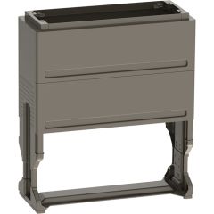 SOKKEL VR KAST LS 3+4 VER. DIN 1 RAL7013