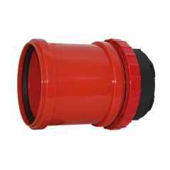 Systeemdeksel 150 met bajonetaansluiting en manchet 160