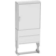 GRIJZE VOETPADKAST MULTIFUNCTIONEEL LEEG - GROOT MODEL SIB DIN2 -FD2-MULTIF-R7035