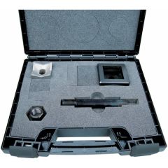 Emporte-pièces carrés 46/68/92 mm pour Inox et St37 2mm dans un coffret plastique