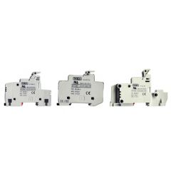 Porte-fusible 14x51mm 2P Déconnexion 690Vac 50A IEC/UL avec micro-interrupteur