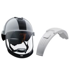 Casque VISARC pour électricien avec écran intégré Arc-Flash APC1 (blanc)