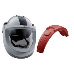 VISARC helm voor elektriciens met geïntegreerd scherm Arc-Flash APC1 - Zijdelingse bescherming (rood)