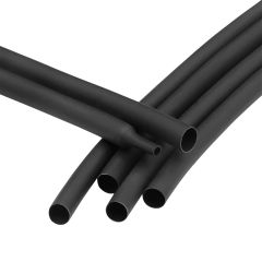 Gaine à paroi fine Sans Colle 6,4 mm/ 3,2 mm noir